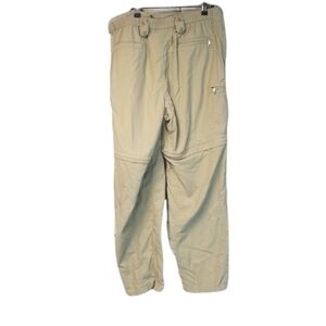 ExOfficio beige convertible pants to shorts